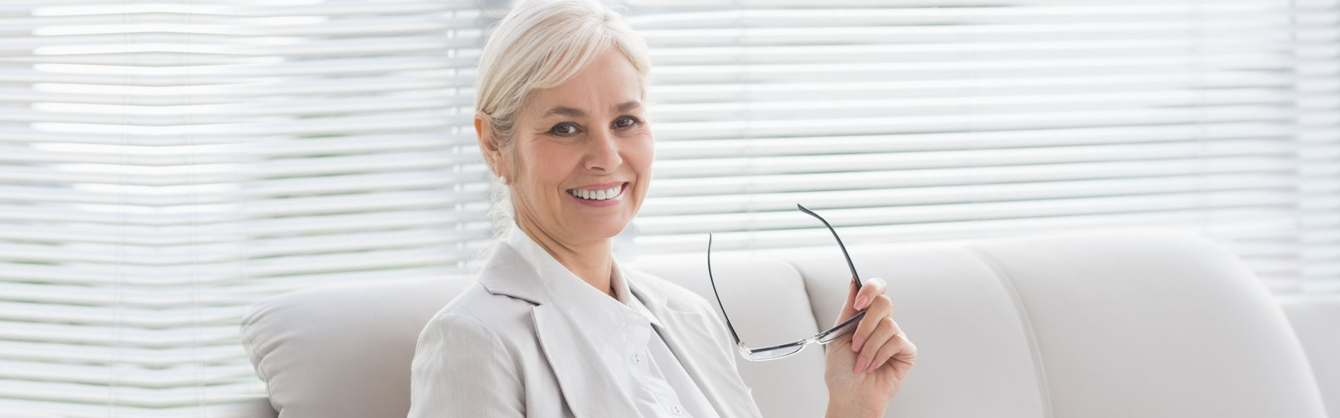 smiling female therapist